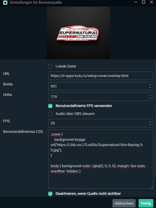 Kapps Setups im Stream verstecken