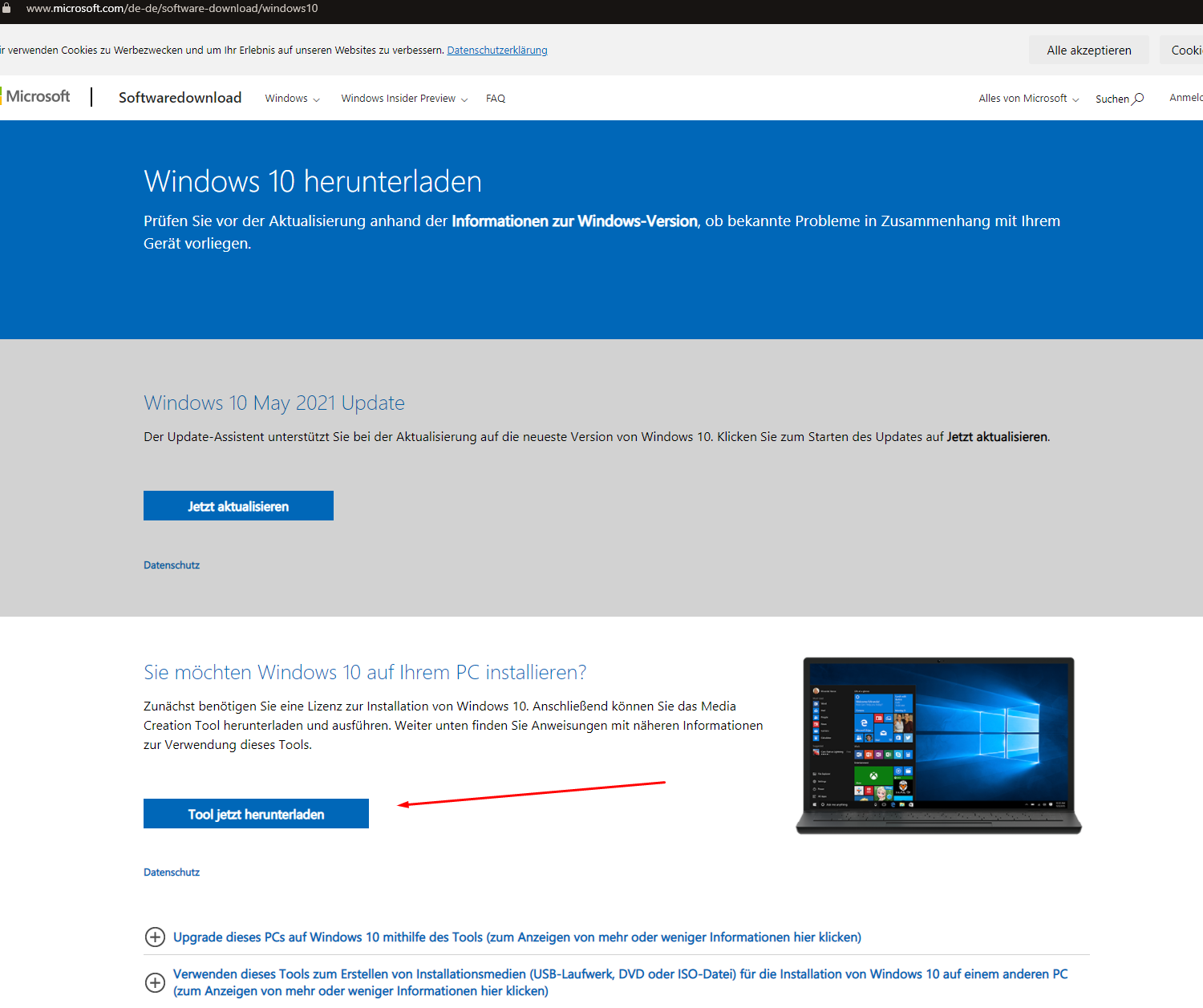 Windows Media Creation Tool